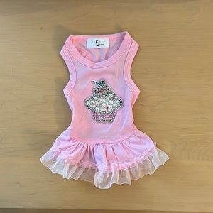 Cupcake Sparkle Dog Dress